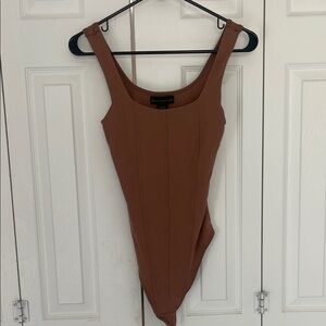 House of CB Brown Bodysuit